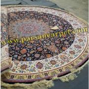 قیمت فرش گرد 1200 شانه مدل نایین اصفهان